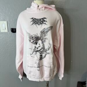 Darc Sport Life From Death Pierce Hoodie, Blush Pink, XL